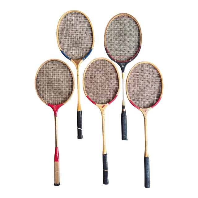 1980s Badminton Racquets - Set of 5 For Sale