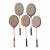 1980s Badminton Racquets - Set of 5 For Sale