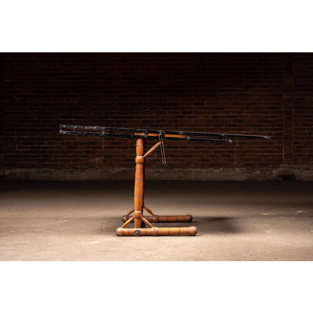 Antique Convertible Baker's Rack Table For Sale - Image 4 of 10