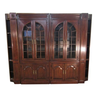 Harden Solid Cherry Four Piece Bookcase Unit For Sale