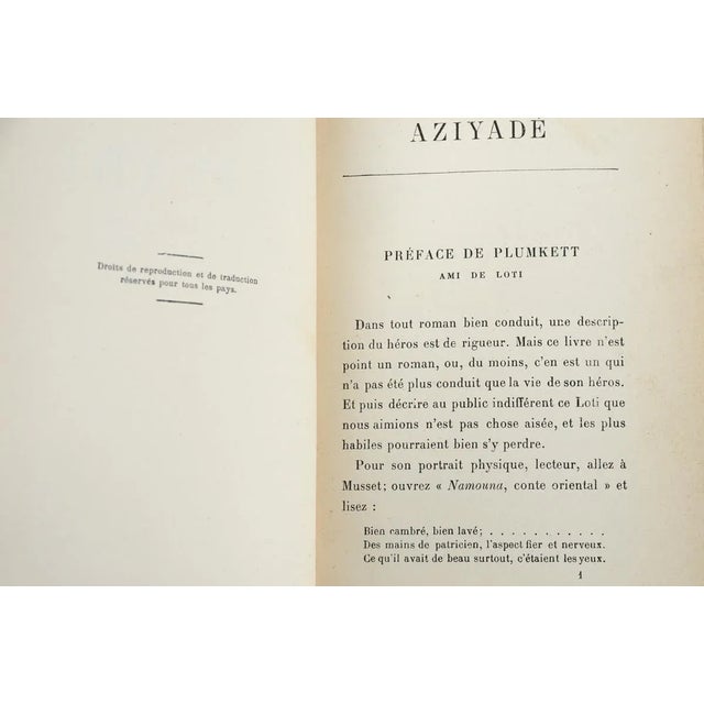 'Aziyade' by Pierre Loti, 1925 For Sale - Image 4 of 7