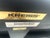 Animal Skin Kreiss Neoclassical Leather-Top Console Table With X-Base & Brass Stretchers For Sale - Image 7 of 7