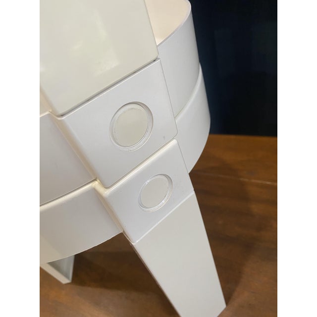 Beautiful pair of nesting tables, which can be used as bedside tables, side tables, or coffee tables. Tables designed by...