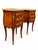 Maroon Louis XV Bedside Tables with Floral Marquetry, 1890s, Set of 2 For Sale - Image 8 of 11
