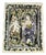 Votive Tile Picture in Glazed Terracotta For Sale