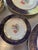 1970s 1970s 22 Kt Filigree Deep Blue Plate Set With Floral Accents- Set of 17 For Sale - Image 5 of 8