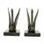Metal French Art Deco Swan Bookends, 1930s, Set of 2 For Sale - Image 7 of 18