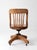 Antique Spritzer's Wood Swivel Desk Chair For Sale - Image 9 of 17