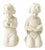 Porcelain Singing Angels Figuirines from Vista Alegre, Set of 2 For Sale