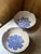 Hand-Thrown Ceramic Bowls with Scalloped Rim and Hydrangea Motif, 1980s, Set of 2 For Sale - Image 3 of 16