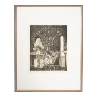 “Orphan’s” Etching by Peter Paone For Sale