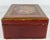 Art Nouveau Red Lacquered Floral Box: Japanese Antique, Made in Japan For Sale - Image 4 of 10
