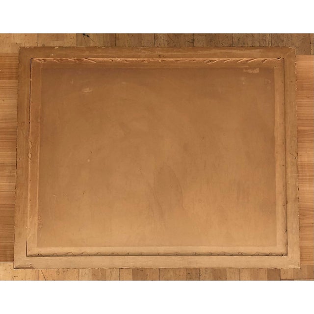 Lionello Balestrieri, Deux amants dans un jardin au dessus de Paris, Engraving, Framed For Sale - Image 9 of 10