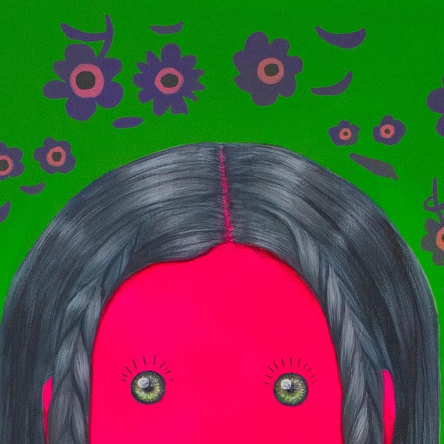 Natasha Lelenco, Surreal Figurative Portrait, 2025, Acrylic Painting For Sale - Image 4 of 11