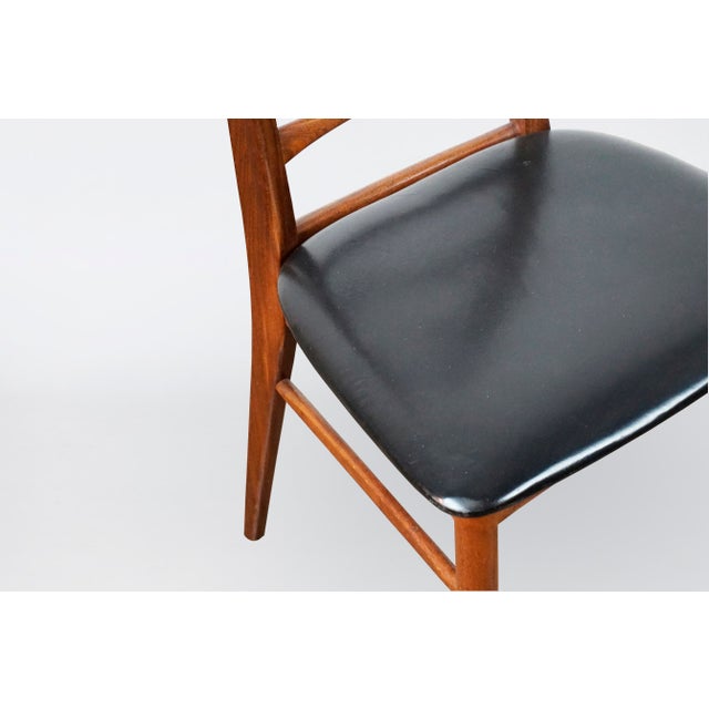 Lis Ladderback Chairs in Teak by Niels Koefoed for Koefoeds Hornslet, 1960s, Set of 6 For Sale - Image 6 of 8