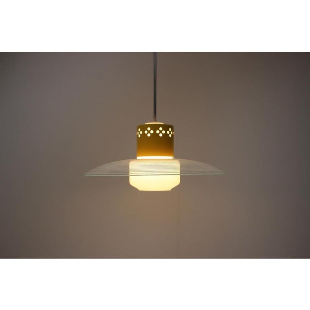 Mid-Century Glass Pendant, 1970s For Sale - Image 6 of 15