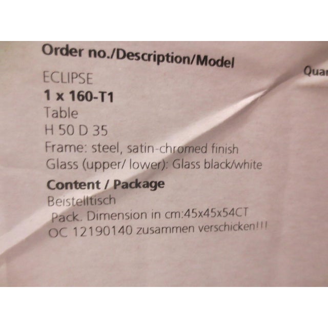 Walter Knoll Walter Knoll Eclipse Side Table (New in Box) For Sale - Image 4 of 8