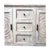 2 Door 3 Drawer Laser Cut Solid Mango Wood Cabinet For Sale In West Palm - Image 6 of 7