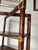Brown 1970s Hollywood Regency Walnut & Rattan Four-Tier Étagère Shelf For Sale - Image 8 of 12