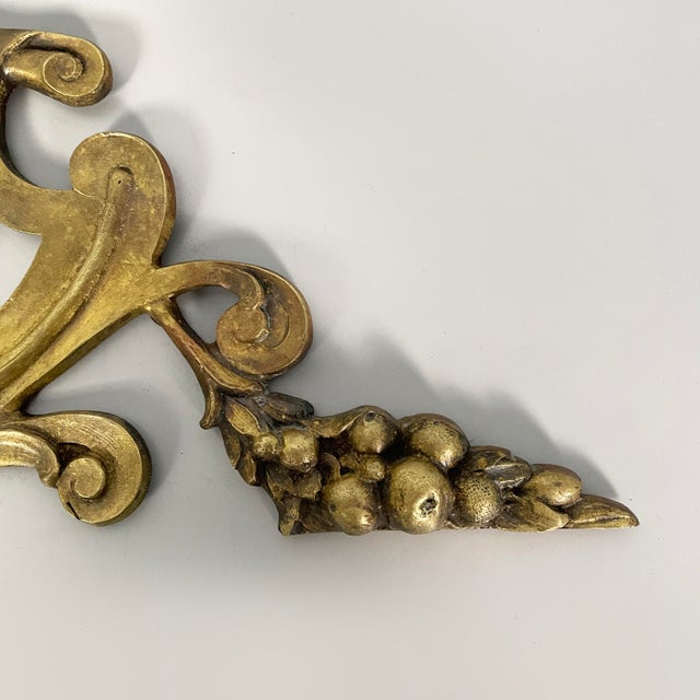 Art Deco Italian Venchi Brass Sign, 1940s For Sale - Image 10 of 13