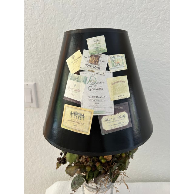 Vintage Artisanal Vineyard Table Lamp For Sale - Image 4 of 7