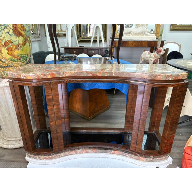 Osvaldo Borsani 1950s Italian Modern Console Table Designed by Osvaldo Borsani For Sale - Image 4 of 14