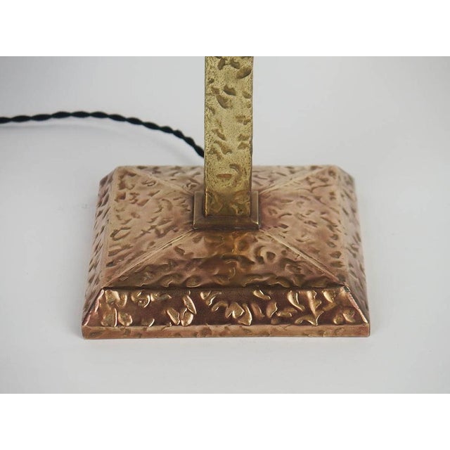 1920s Antique Lamp in Brass and Glass, 1920s For Sale - Image 5 of 13