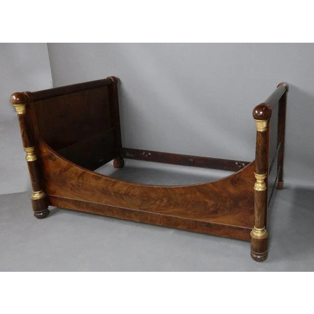 Empire Mahogany Bed, 1800s For Sale - Image 4 of 9