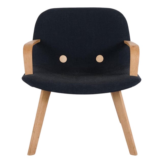 Vintage Danish Model EJ 3 Lounge Chair in Oak by Erik Jørgensen, 1990s For Sale