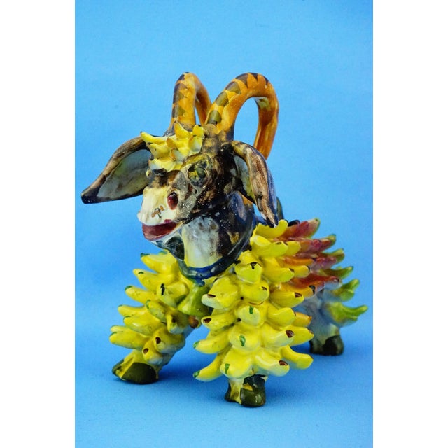 After Richard Dölker, Vietri German Period Goat Sculpture, 20th Century, Ceramic For Sale - Image 13 of 18