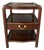 Late 20th Century Wellington Hall Mahogany Two Tiered Mahogany Side Table For Sale