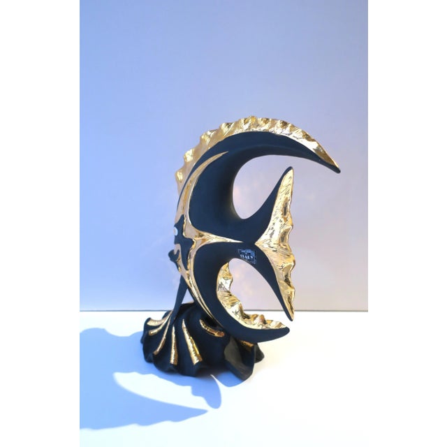 Italian Tropical Fish Sculpture For Sale - Image 9 of 12