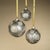 Contemporary Silver Matte Frosted Serenity Glass Ball Ornaments with Gold Glitter - Set of 6, 3.25" For Sale - Image 3 of 3