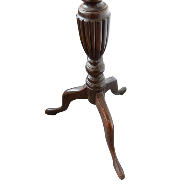 Antique Georgian Mahogany Torchère Stand, 1900 For Sale - Image 6 of 12