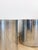 Vintage Round Chrome Oversized Planter Pair MCM Mid-Century Modern Chic For Sale - Image 12 of 15