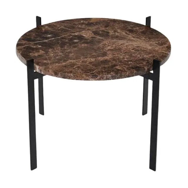 Brown Emperador Marble Single Deck Table by OxDenmarq For Sale - Image 6 of 6