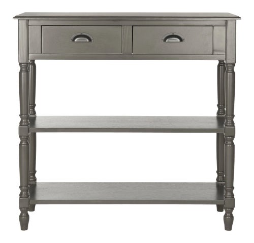 Console Table With Storage in Grey