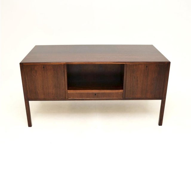 Brown Danish Desk by O. Bank Larsen, 1950s For Sale - Image 8 of 16