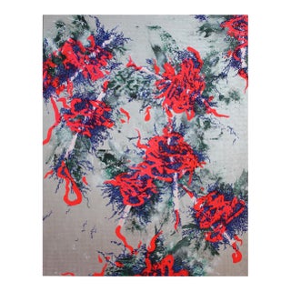 Silver Jumping, Contemporary Abstract Painting For Sale