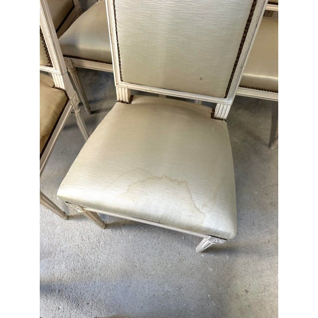 Vintage Louis XVI Style Chairs, 1960, Set of 6 For Sale - Image 6 of 11