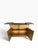 1970s Attributed Mastercraft Brass & Burl Wood Bar Cabinet / Dry Bar, 1970s For Sale - Image 5 of 14