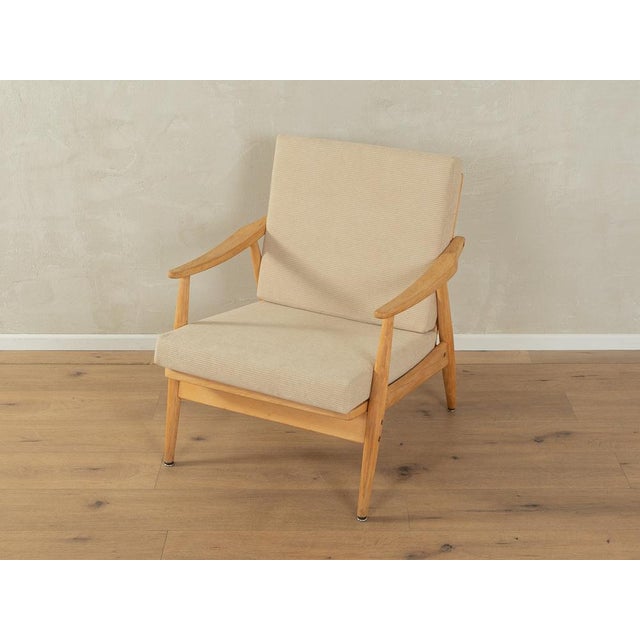 Solid Ash Armchair, 1960s For Sale - Image 9 of 9