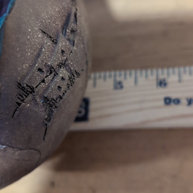 Barbara Campbell Stoneware Artifacts Studio Pottery Sphere – El Rito, Nm For Sale - Image 10 of 10