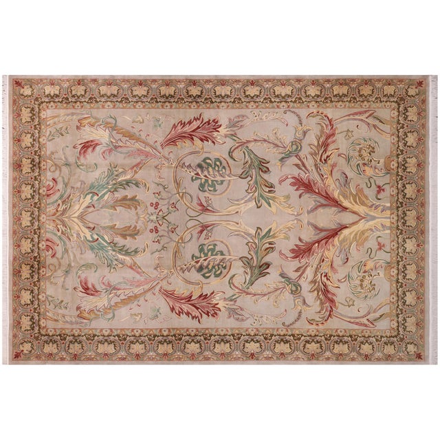 Breathtaking Persian design precisely handcrafted by master weavers in a tight nit weave. This state of art one of a kind...