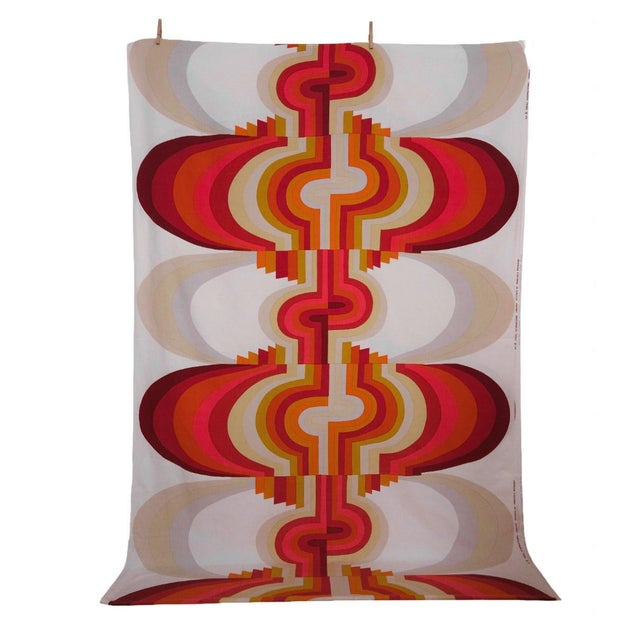 1970s Vintage Omahar Fabric Panel by Francisca Reichardt for Knoll International, 1971 For Sale - Image 5 of 8