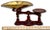 Nice Antique American Victorian Cast Iron & Brass Small Size Kitchen Scale With Excellent Original Red & Blue Paint For Sale - Image 15 of 18