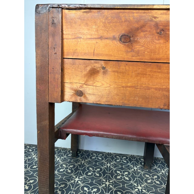 20th Century West Yorkshire Police Station Bench, 1950s For Sale - Image 18 of 18