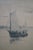 Late 19th Century Antique George William Bohde Sailboat Fishing Seascape Etching 35" For Sale - Image 5 of 8