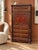 Napoleon III Drop-Front Secretary in Walnut and Maple, 1920s For Sale - Image 11 of 13