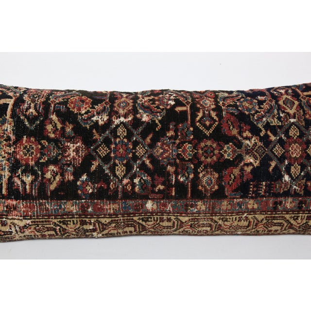 Textile Handknotted Tribal Sofa Rug Pillow - 14'' X 42'' For Sale - Image 7 of 8